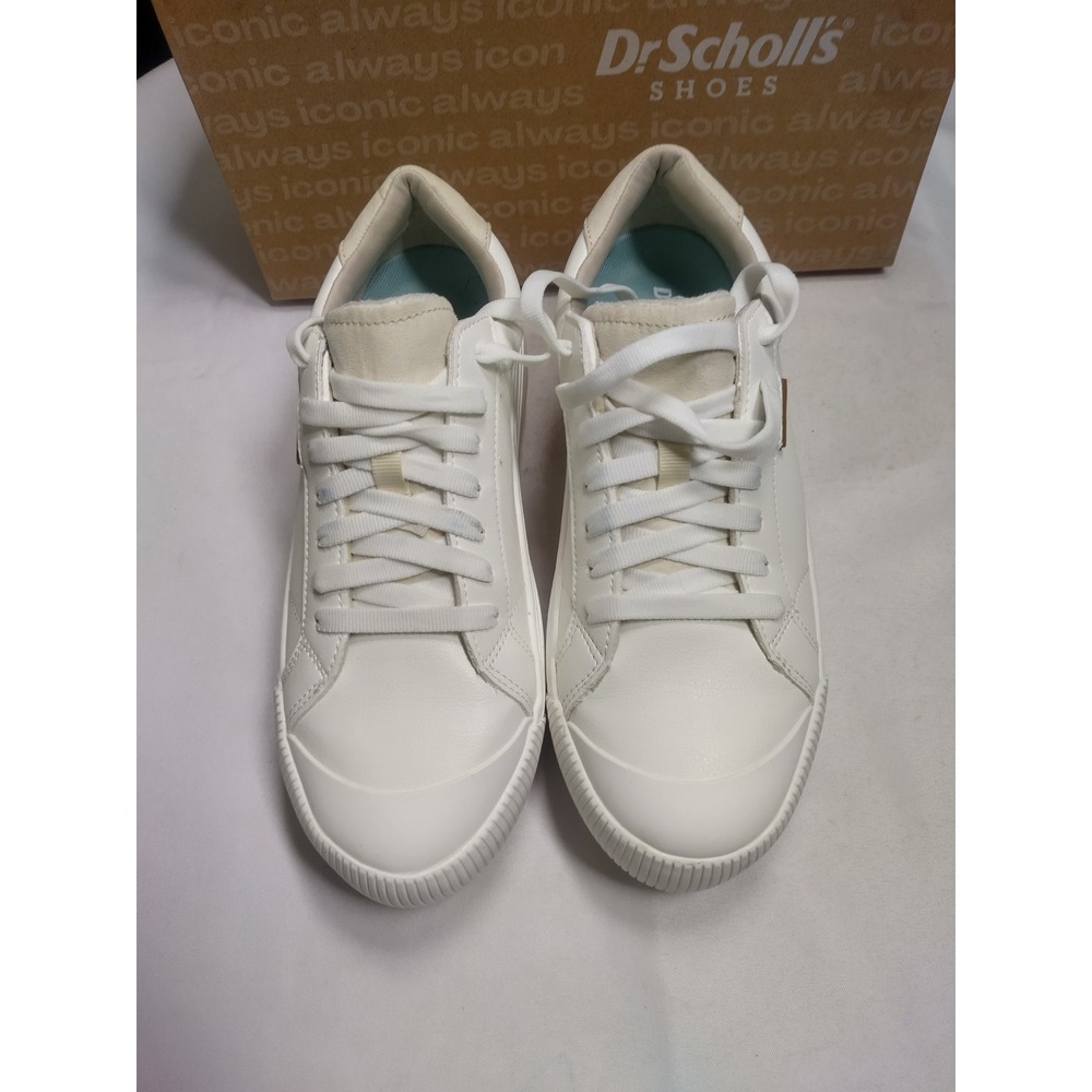 Dr. Scholls Time Off Max White Platform Sneakers J0170S1101 Womens 7.5 M